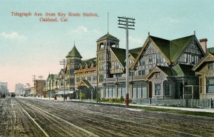 Telegraph Ave., from Key Route Station, Oakland, California   